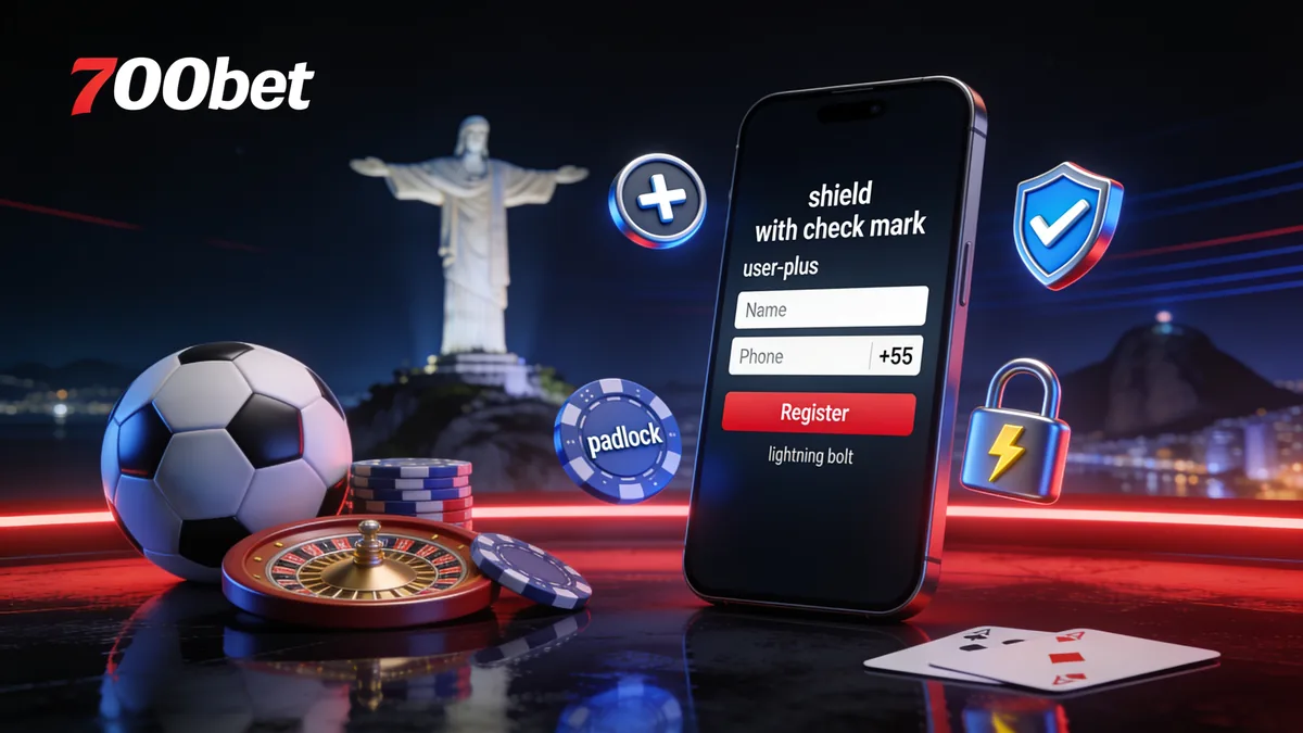 700bet no Brasil — Cadastro na 700bet